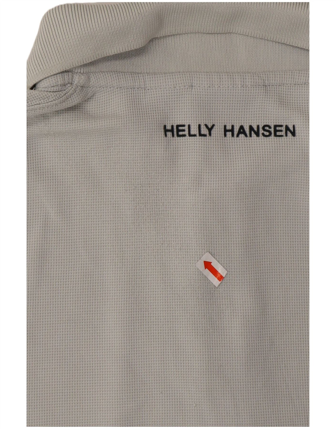 HELLY HANSEN Mens Polo Shirt Large Grey Nylon