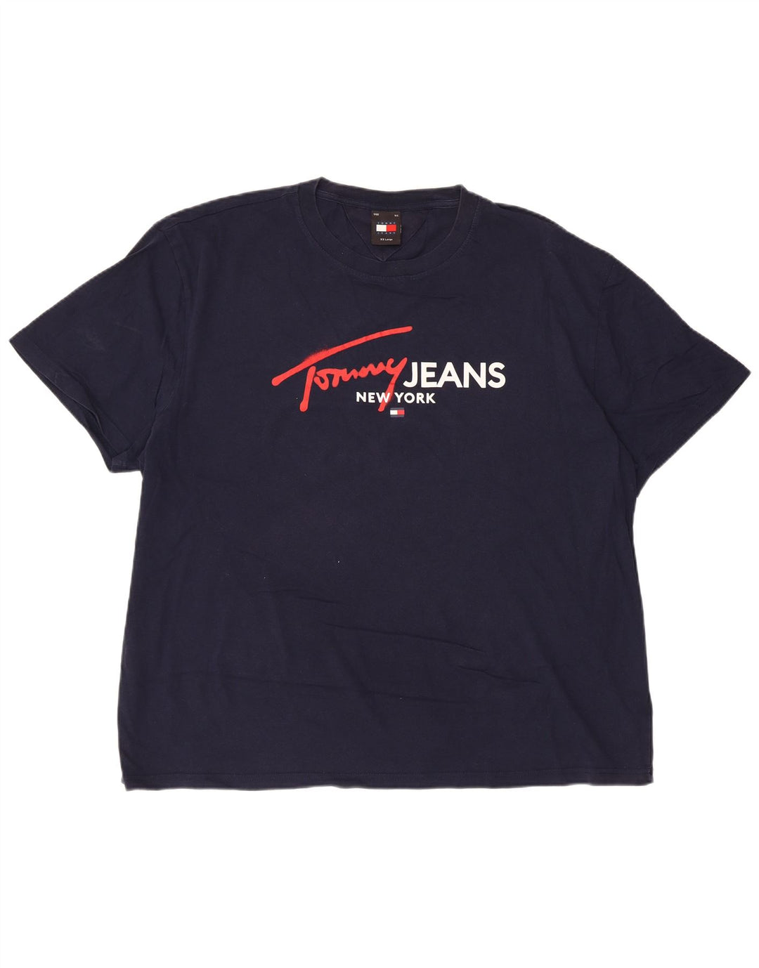 TOMMY HILFIGER Tricou grafic pentru bărbați Top 2XL Bumbac bleumarin