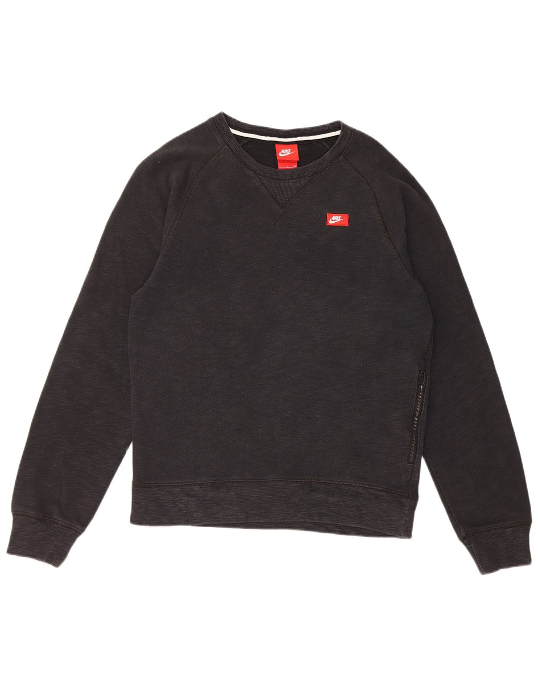 Pulover Nike pentru femei, UK 10, bumbac negru mic