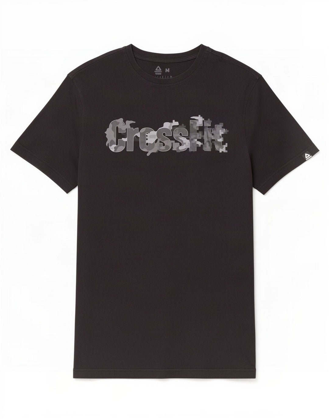 Tricou grafic Reebok pentru bărbați Top mediu negru bumbac