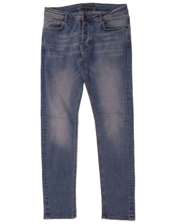 Blugi skinny pentru bărbați Gutteridge IT 50 Large W32 L34 Blue Bumbac