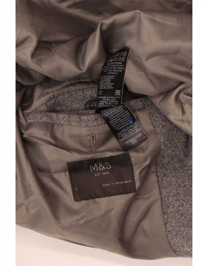Palton pentru bărbați Marks & Spencer UK 40, mare, gri, poliester