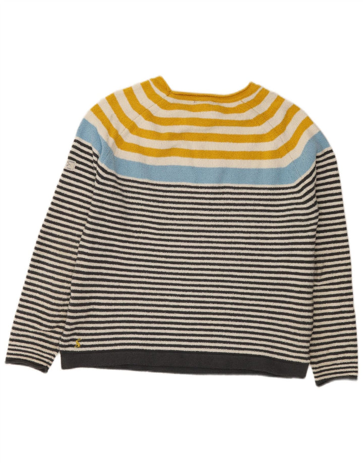 Pulover pentru femei Joules cu gât de barcă UK 12 Medium, multicolor, cu dungi