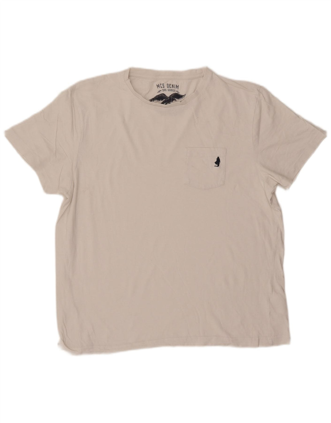 Tricou Marlboro Classics pentru bărbați Top mare din bumbac alb