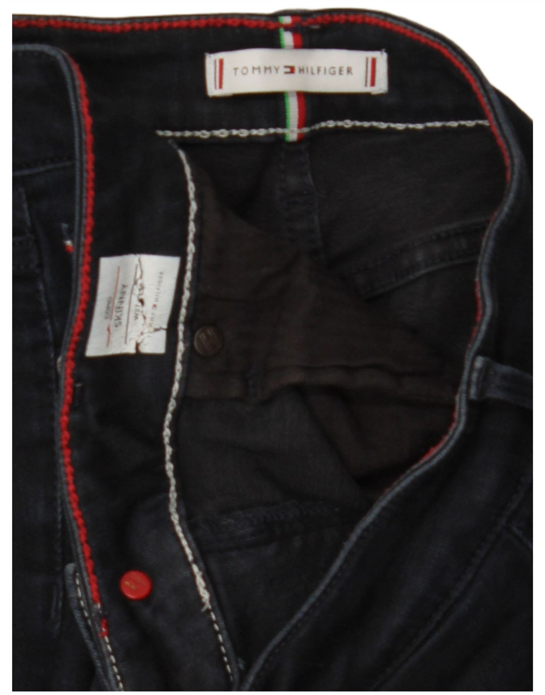 Blugi skinny pentru femei TOMMY HILFIGER W27 L30 bleumarin