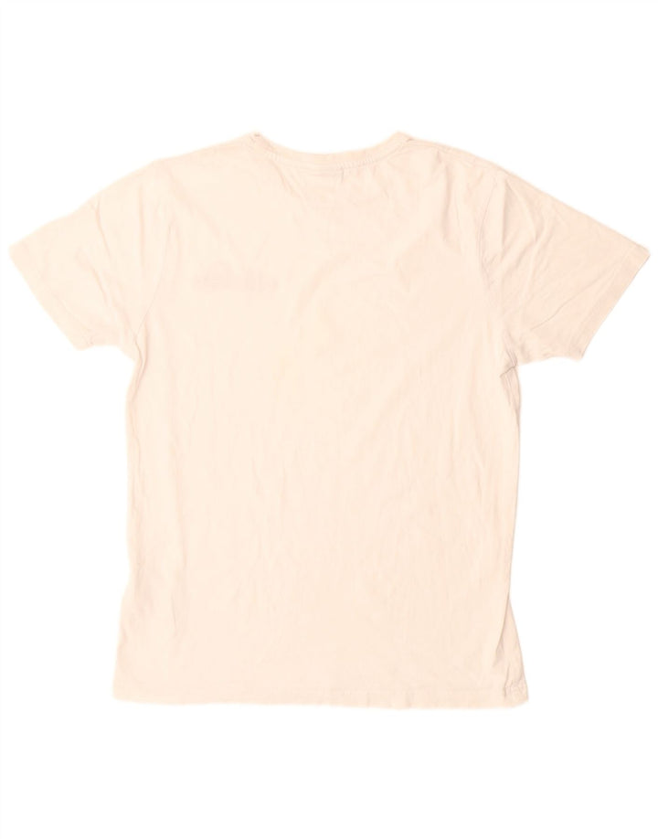 Tricou grafic pentru bărbați Ellesse Top mare din bumbac alb