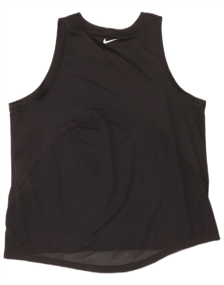 Vesta Nike Dri Fit pentru femei UK 14 Poliester mediu negru