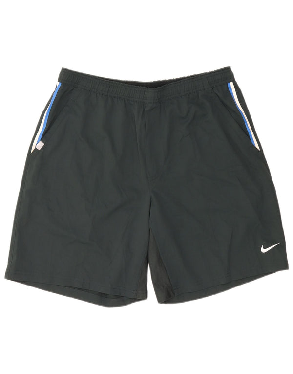 Pantaloni scurți sport Nike pentru bărbați XL, gri, poliester color bloc
