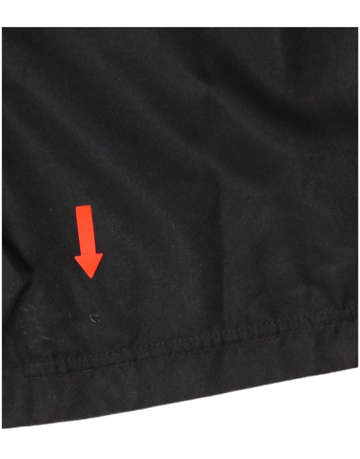 Pantaloni scurți sport Adidas pentru femei UK 10 Small Negru Poliamidă