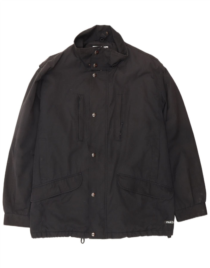 Jachetă Windbreaker Bărbați Fila IT 50 Large Negru Poliester