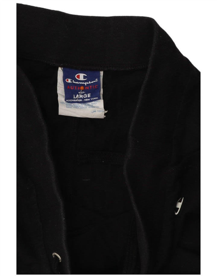 Pantaloni de trening pentru femei CHAMPION Pantaloni de jogging UK 16 Bumbac negru mare