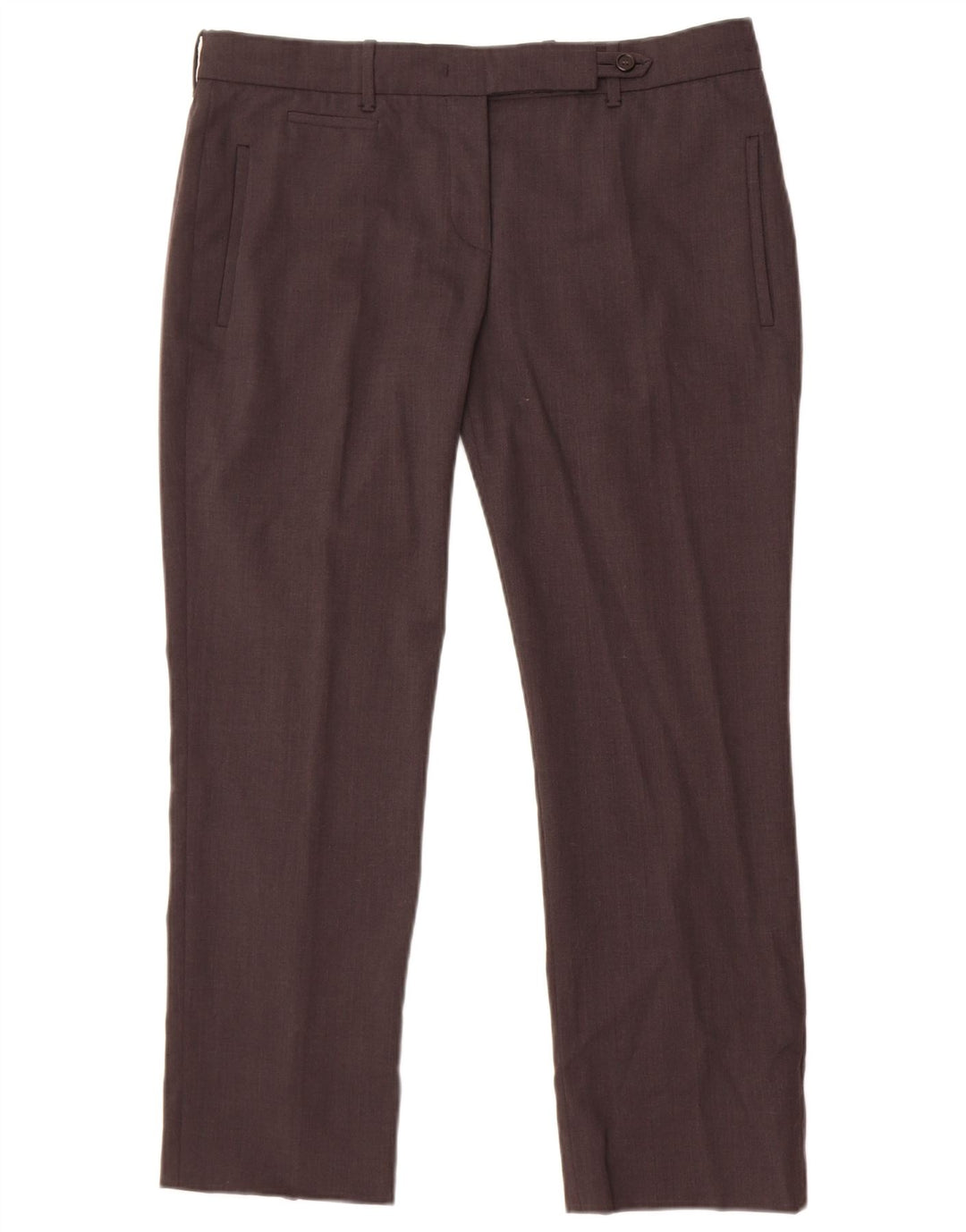 Pantaloni de costum drepți Prada pentru femei IT 44 Medium W34 L26 Gri