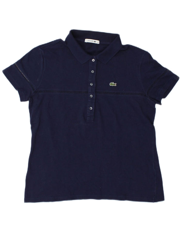 Tricou polo Lacoste pentru femei Mărimea 46 XL Bumbac bleumarin