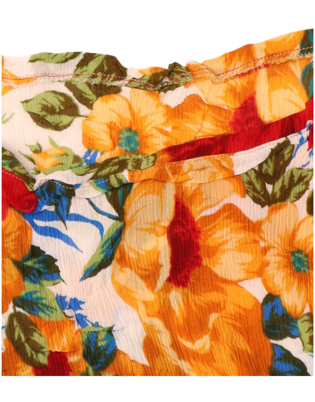 Bluză vintage pentru femei UK 16 mare, multicoloră, florală