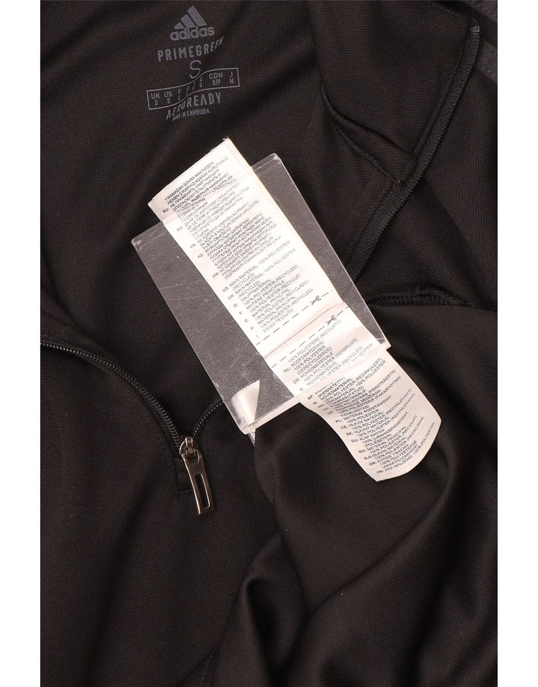 ADIDAS Aeroready Zip Neck Pullover Trening Top Mic Negru