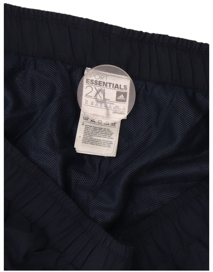 Pantaloni scurți sport pentru bărbați Adidas Climalite 2XL, poliester bleumarin