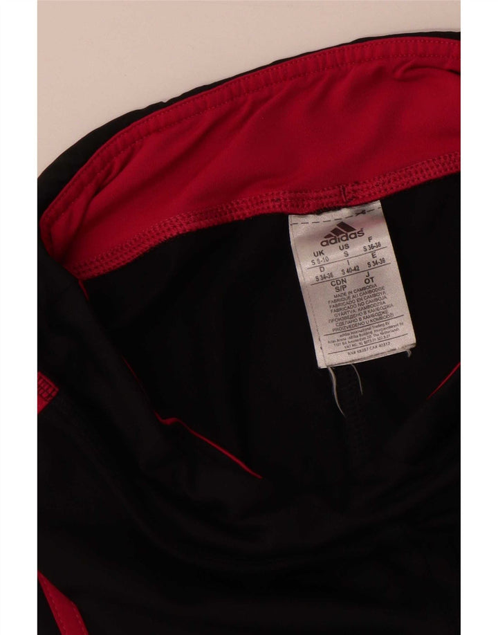 Leggings Adidas Climalite Capri pentru femei UK 8/10 Poliester negru mic