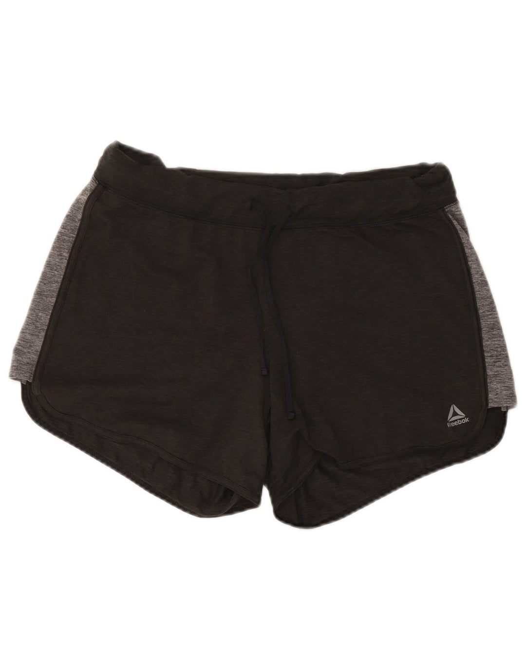 Pantaloni scurti sport Reebok pentru femei UK 12, gri mediu, poliester color bloc