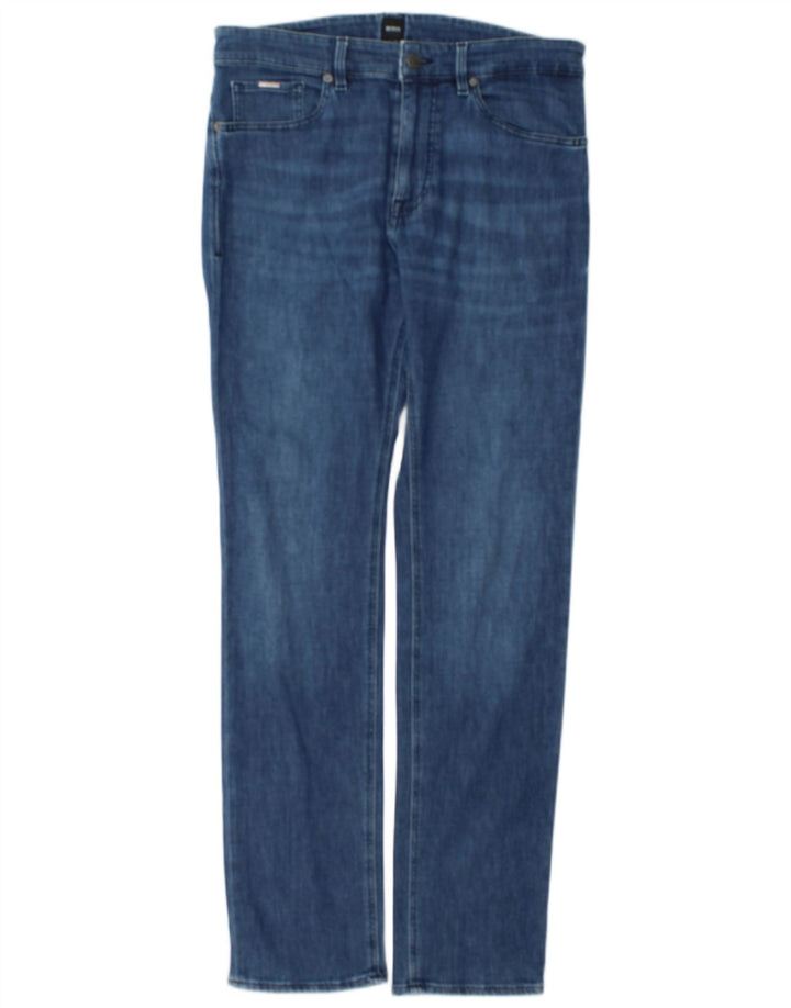 Blugi slim pentru bărbați Hugo Boss W30 L32 albastru
