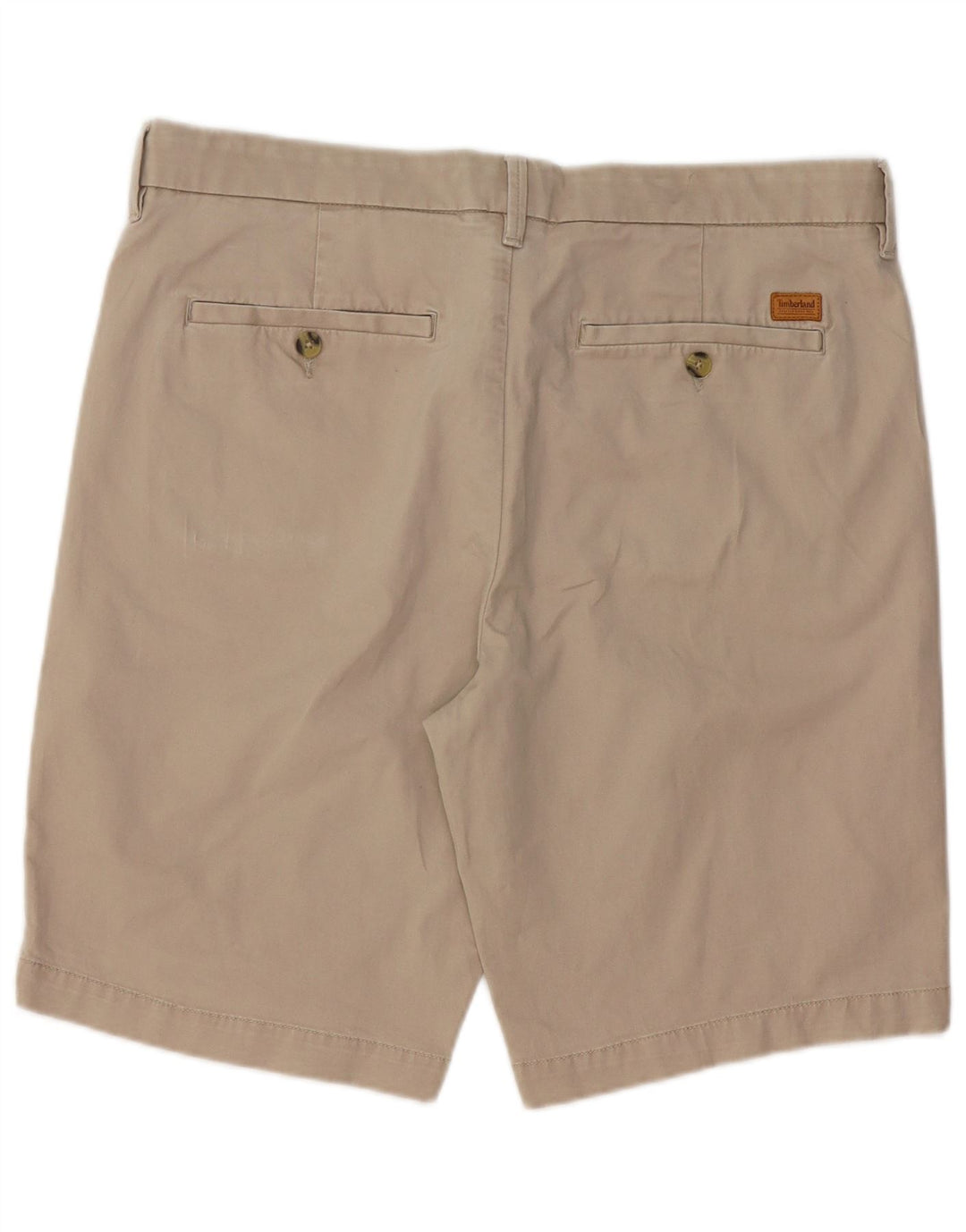 TIMBERLAND Mens Chino Shorts W35 Large Beige Cotton