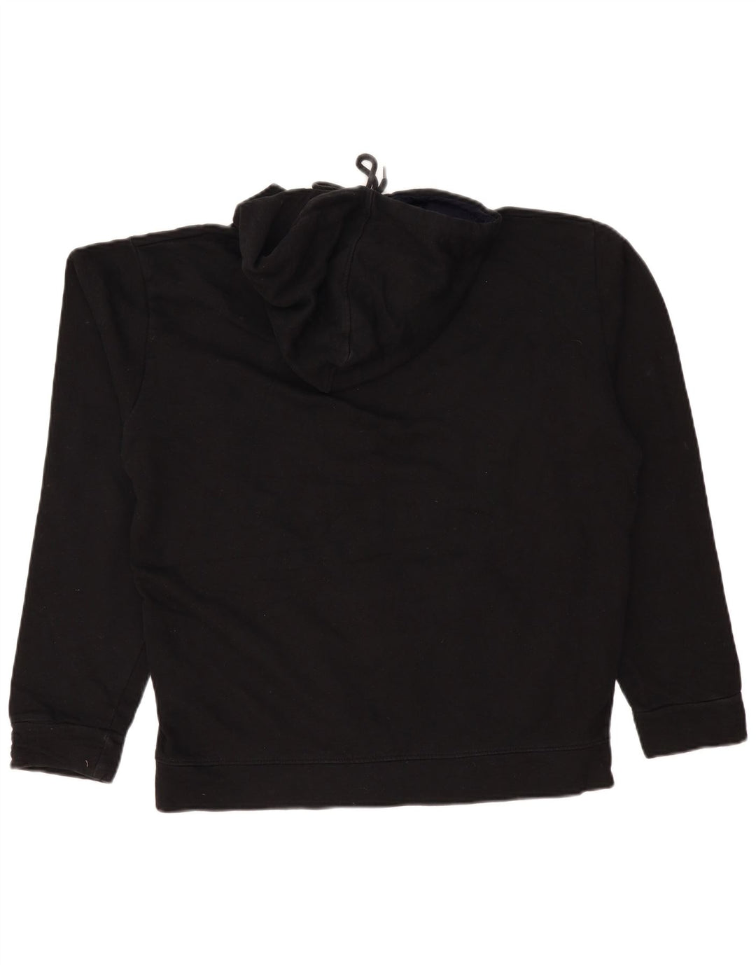 Pulover cu glugă cu grafic pentru bărbați CHAMPION, bumbac mare, negru