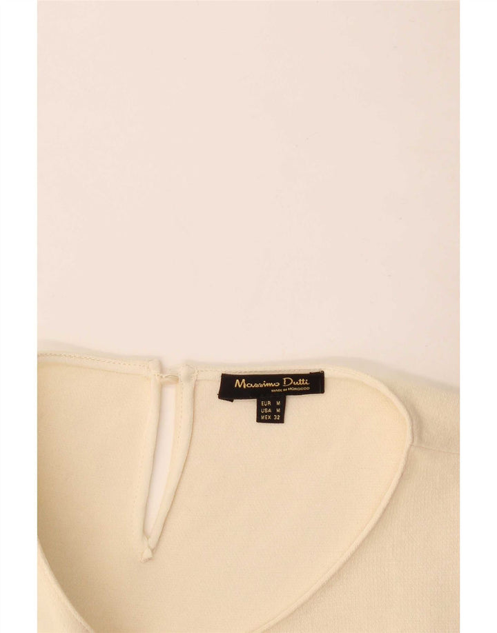 Bluză Massimo Dutti Femei Top UK 12 Medium Off White
