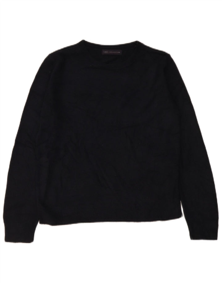Pulover pentru femei Marks & Spencer cu decolteu cu barca UK 12 Medium Bleumarin
