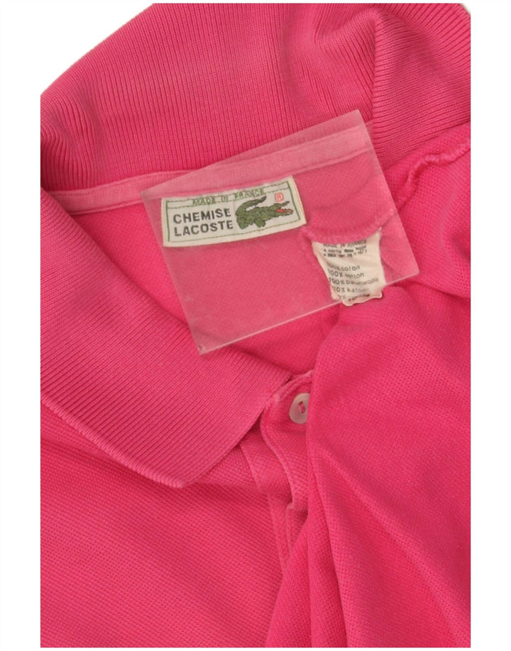 Tricou polo Lacoste pentru bărbați, bumbac roz mare