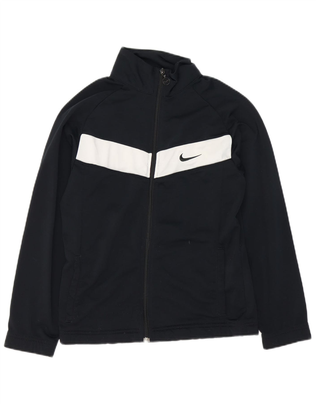 Jachetă de trening pentru băieți Nike 12-13 ani, mare, negru, colorblock