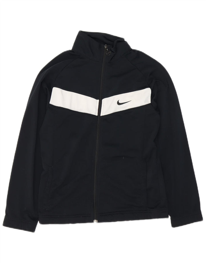 Jachetă de trening pentru băieți Nike 12-13 ani, mare, negru, colorblock
