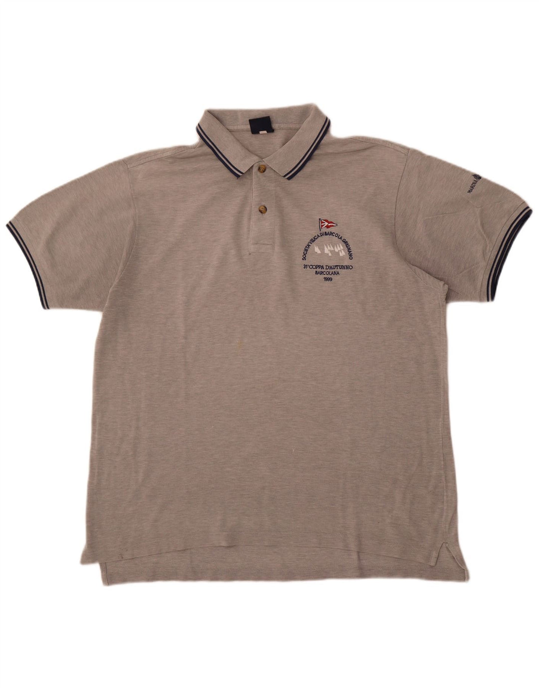 Marina Yachting Tricou polo pentru bărbați, mare, gri