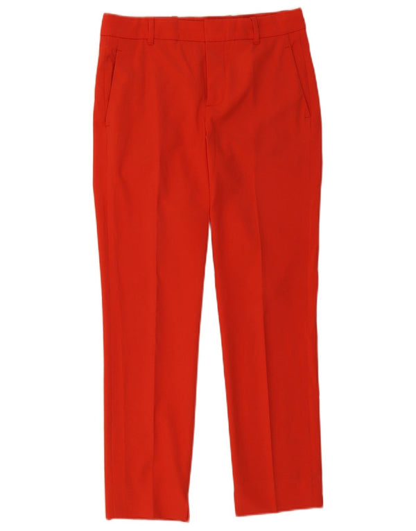 Pantaloni chino slim pentru femei Zara XS W28 L27 Roșu