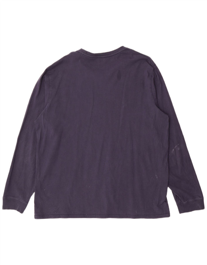 Top cu mânecă lungă pentru bărbați Levi's, cu ajustare standard, XL, bumbac bleumarin