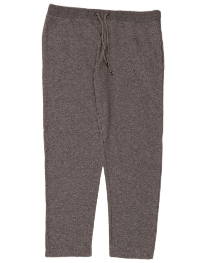 Pantaloni de trening pentru bărbați Marks & Spencer, mari, gri bumbac cu pete