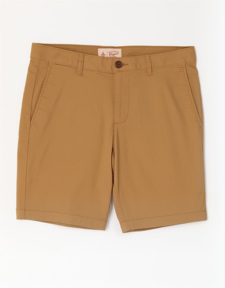 Pantaloni scurți chino pentru bărbați Penguin W30 bumbac mediu bej