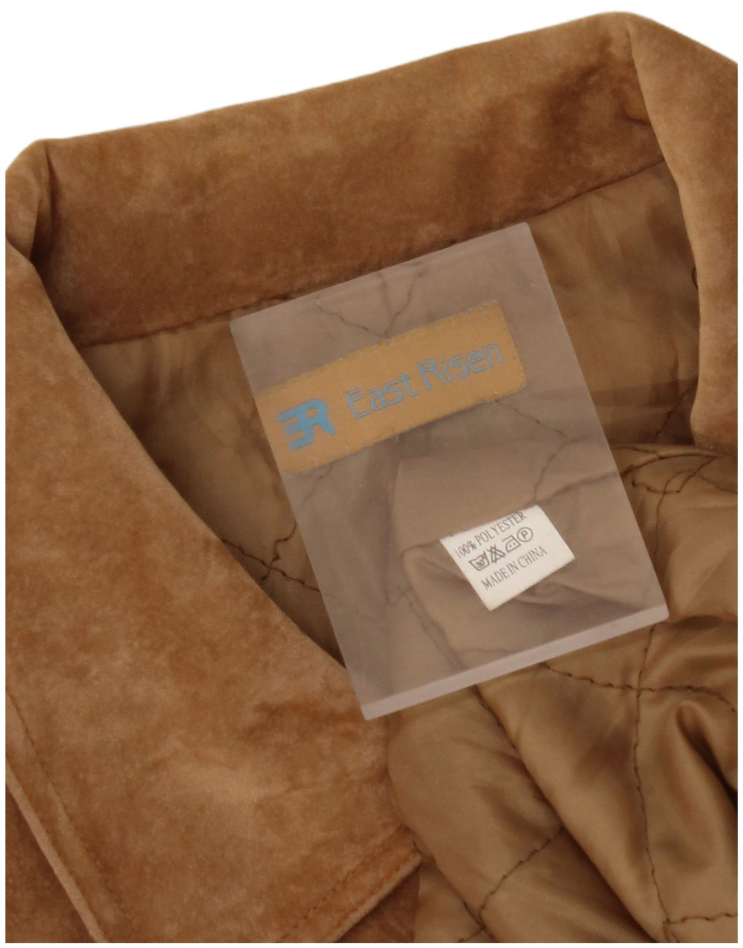 VINTAGE Mens Bomber Jacket UK 42 XL Brown Polyester