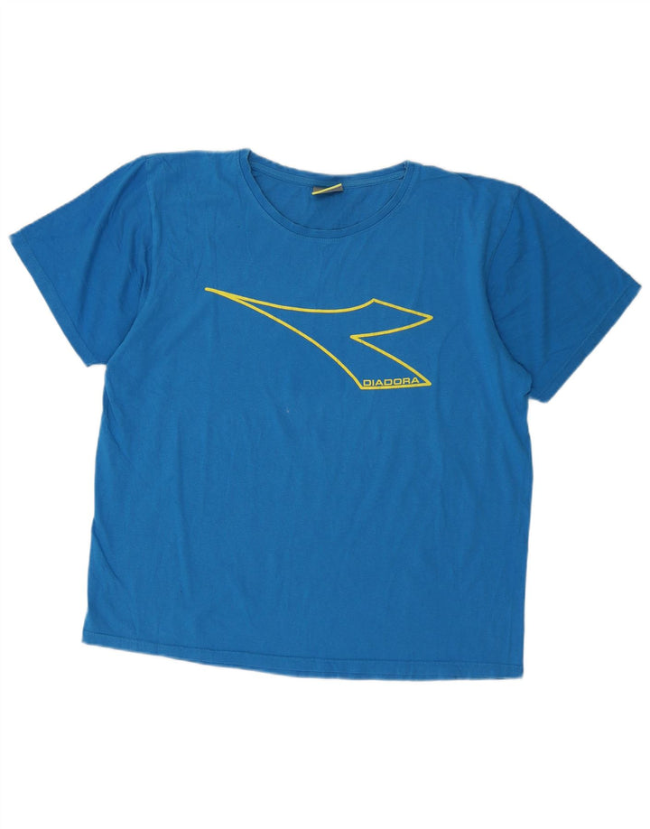 Tricou grafic pentru bărbați DIADORA Top XL Albastru