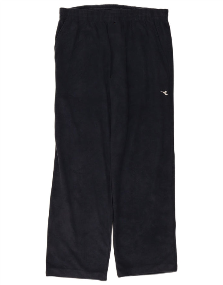 Pantaloni de trening din velur pentru bărbați DIADORA UK 40 Poliester mediu albastru bleumarin