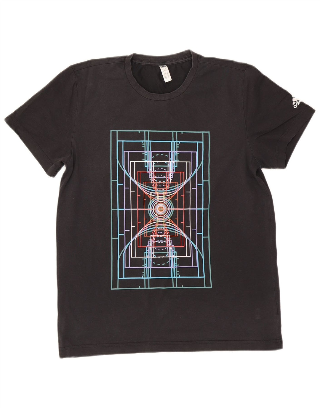 Tricou Adidas Climalite Graphic Top Medium Negru Bumbac