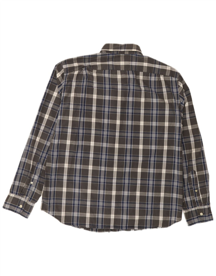 Cămașă pentru bărbați J. CREW XL, bumbac cu carouri gri