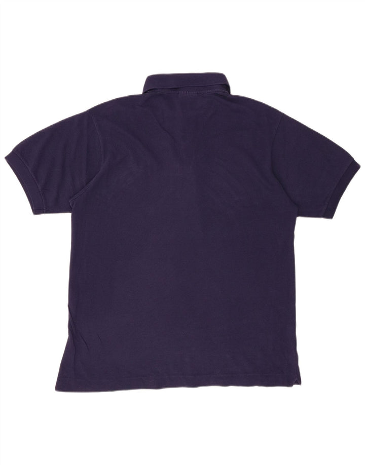 Tricou polo pentru bărbați LACOSTE Mărimea 4 Bumbac albastru bleumarin mediu