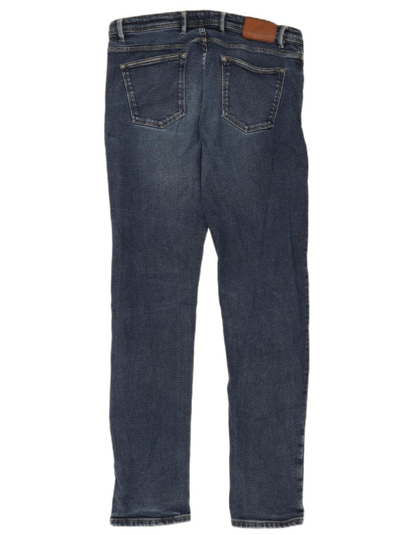 Massimo Dutti Blugi pentru bărbați slim EU 42 Large W32 L31 Blue Bumbac