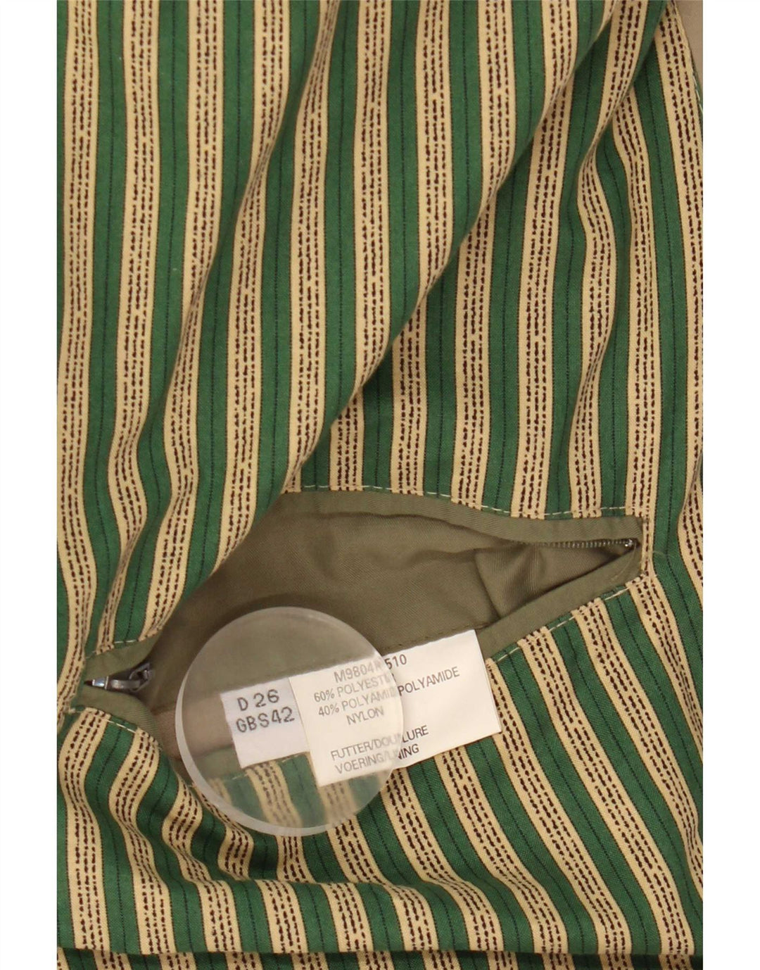 Bomber vintage pentru bărbați UK 42 XL verde microfibre