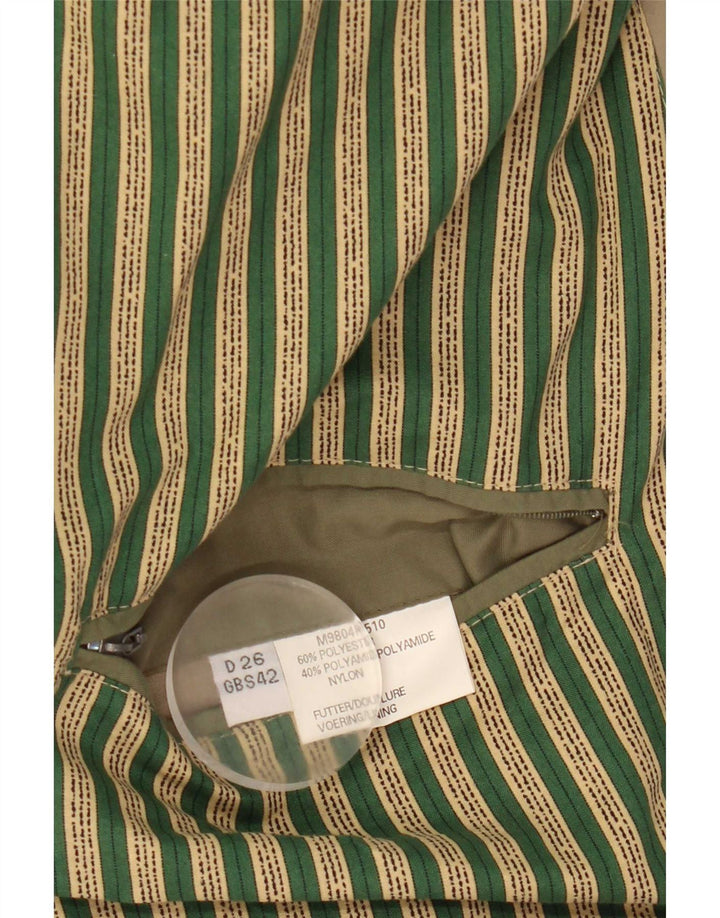 Bomber vintage pentru bărbați UK 42 XL verde microfibre