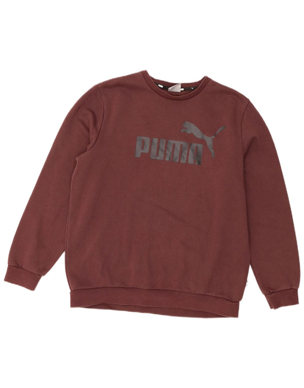 Pulover grafic pentru bărbați Puma, maro mediu
