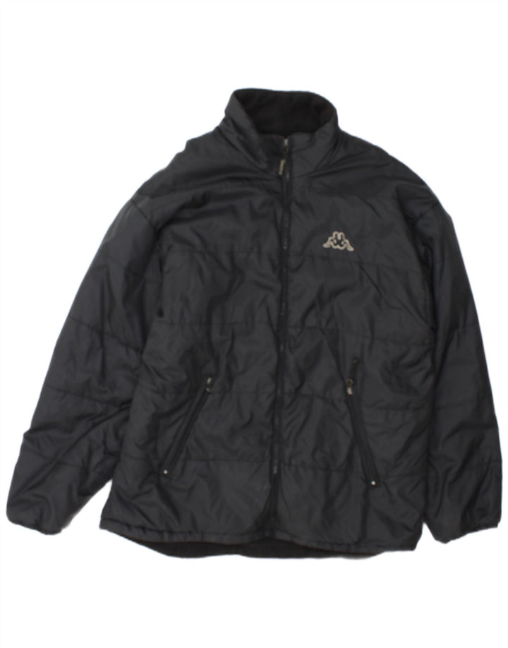 Jachetă căptușită pentru bărbați Kappa UK 40 Large Black