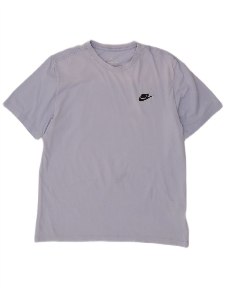 Tricou pentru bărbați NIKE Top Medium Blue Bumbac