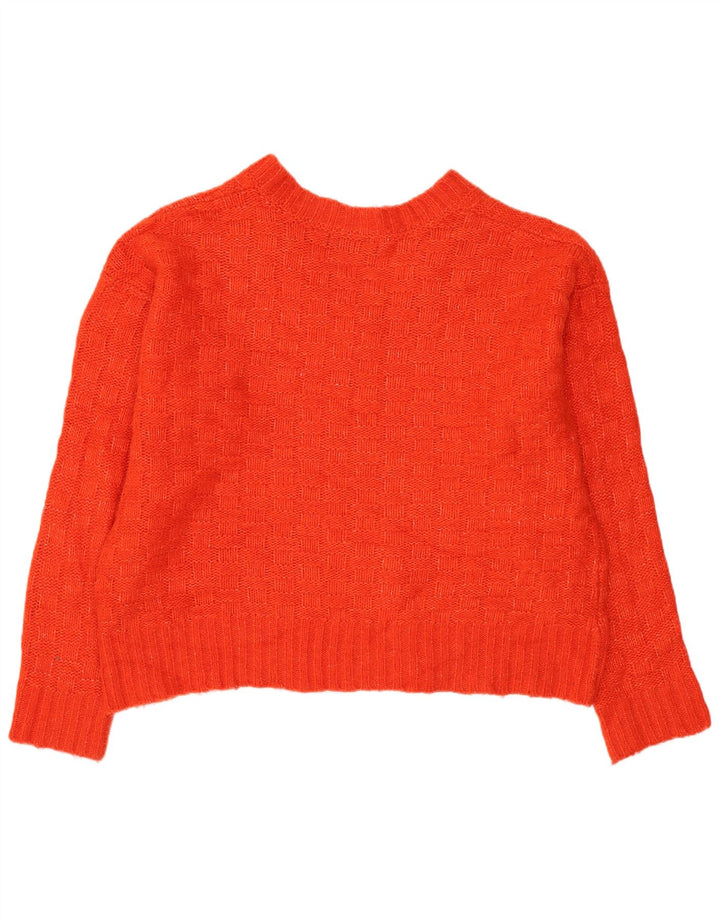 Pulover oversized cu decolteu în V pentru femei Marks & Spencer UK 14 Medium Red