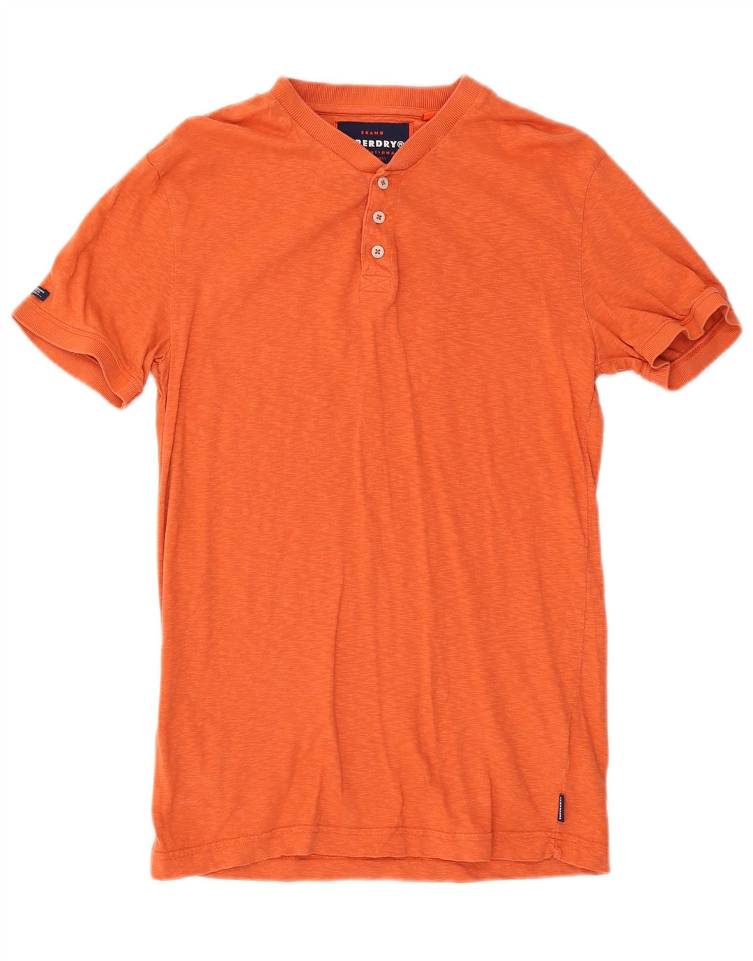 Tricou pentru bărbați Superdry Top din bumbac portocaliu mediu