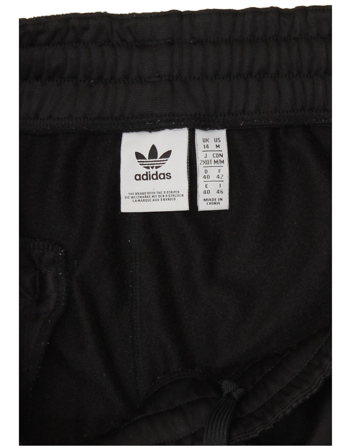 Pantaloni de trening Adidas pentru femei Joggeri UK 14 Poliester mediu negru